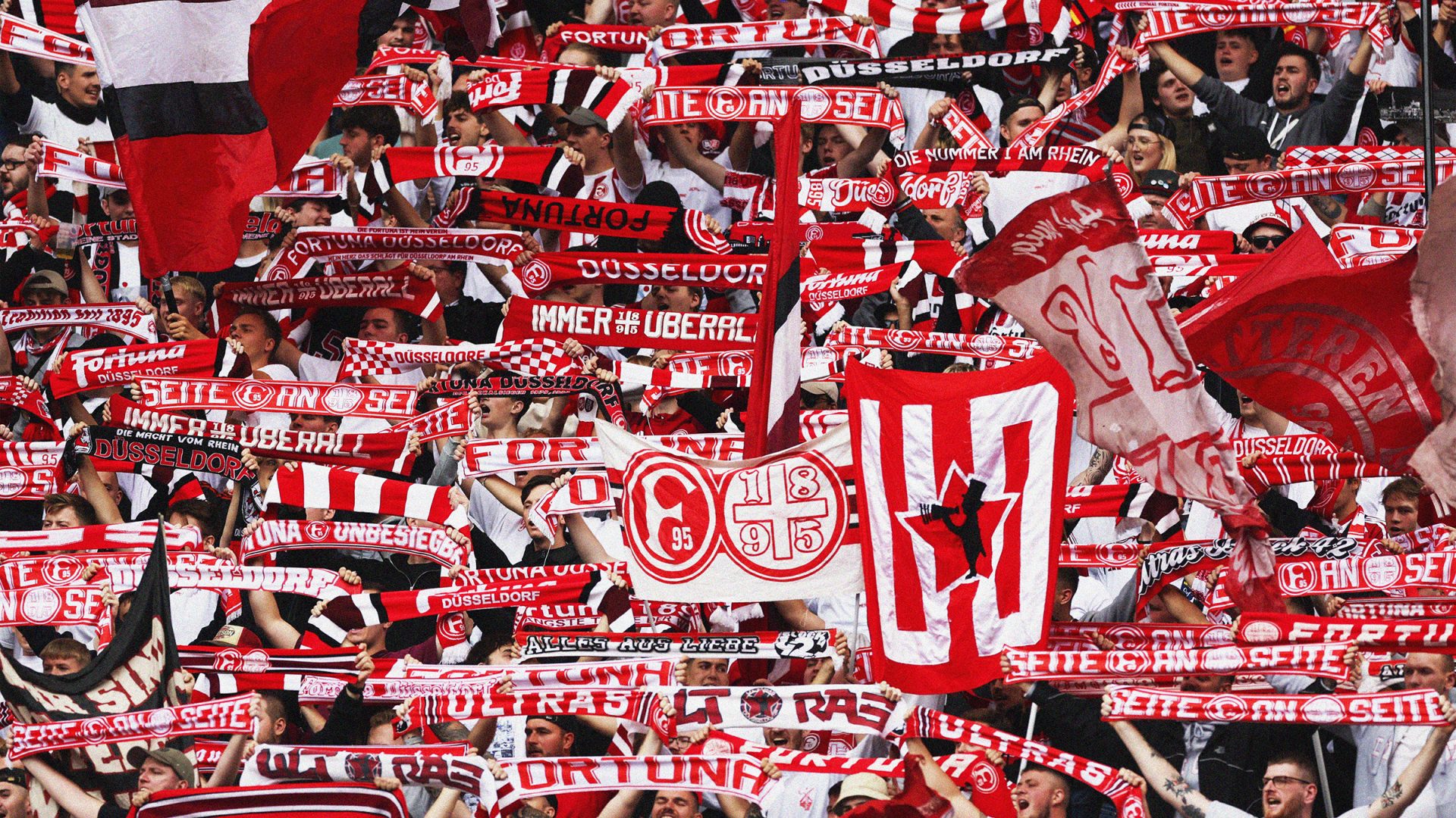 Now into its second season, Fortuna Düsseldorf's "Fortuna für alle" initiative sees the club voluntarily foregoing ticketing revenue. Image: TNE