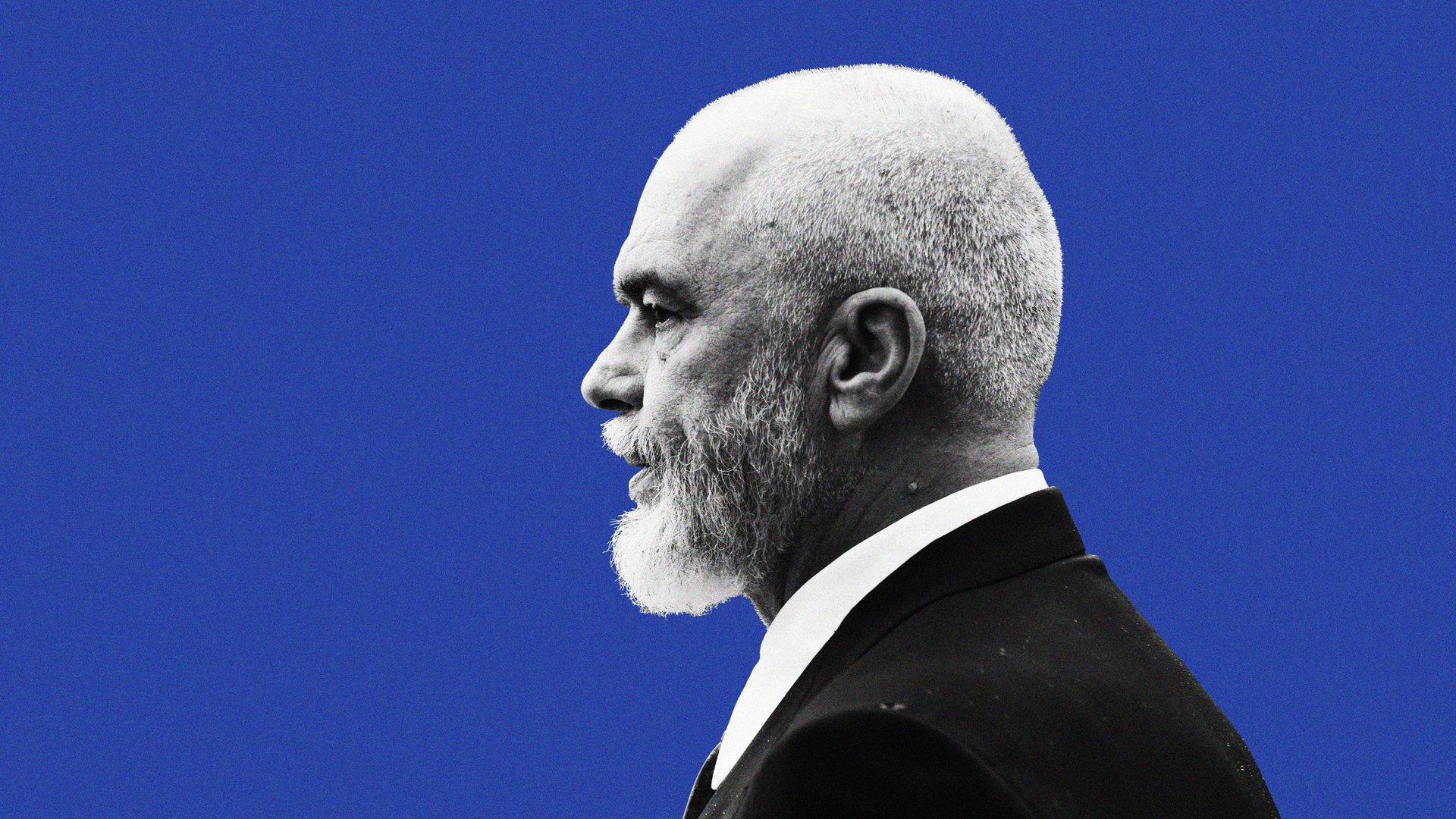 Albanian Prime Minister Edi Rama is no longer merely asking for a seat at the table is ready to help build it. Image: TNE