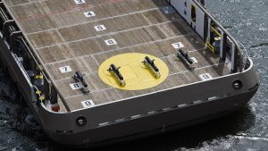 The SG-1 Fathom searches for enemy ships and subs using ‘passive sonar’. Photo: Helsing