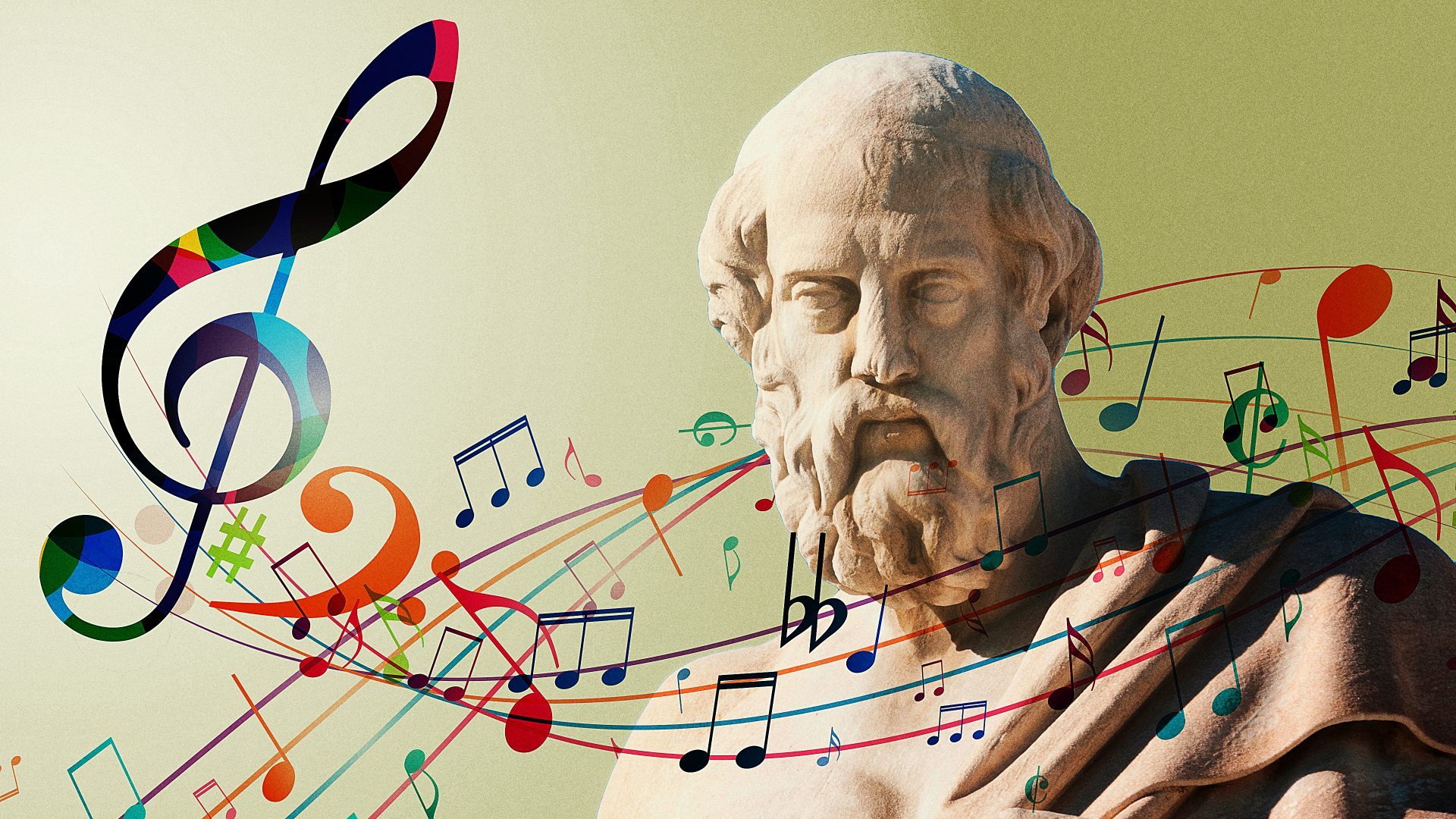 "In the Republic, Plato argued that music should be part of education because, if it was the right kind, it could cultivate moral character" Image: TNE