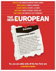 The New European cover, May 15, 2025