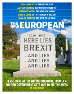 Tne New European cover, May 22, 2025